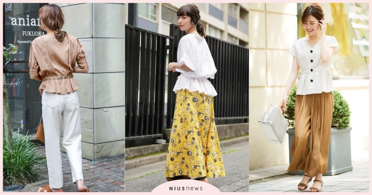 恰到好處的休閒甜美印象！「魚尾上衣」讓穿搭只用一件就好有造型感 