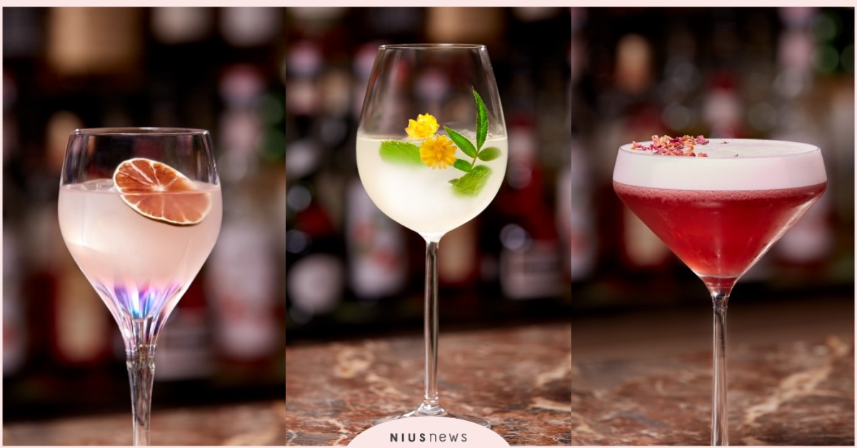 五種花卉為主題的超美「森林系調酒」 揪姊妹淘一起進入魔法世界微醺！ 茶酒、花茶入酒、調酒、飯店酒吧、如歸酒廊