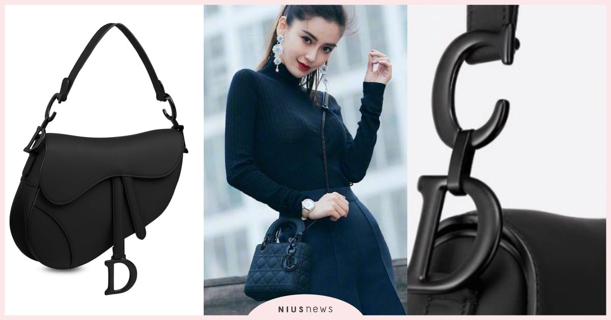 Dior「極致消光黑」帥得太過份！Lady Dior、馬鞍包，全霧黑質感好欠買！ Dior、Lady Dior、馬鞍包、Saddle、Diorama、情人節