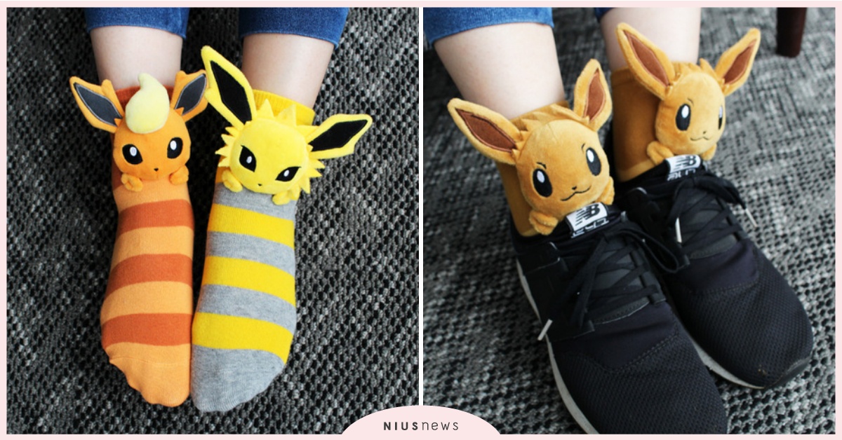 日本寶可夢中心推出10款「伊布立體襪」！好想包款把伊布家族穿在腳上趴趴走 寶可夢、伊布、寶可夢中心、日本、襪子、可愛、皮卡丘