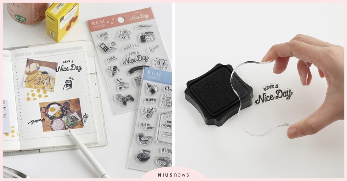 手帳控必收可任意變換圖案的「自由編排透明印章」！一次擁有十幾個印章又不佔空間 剁手指小姐、買文具、BGM、印章、自由編排透明印章、手帳控、印章控、便利、文具控