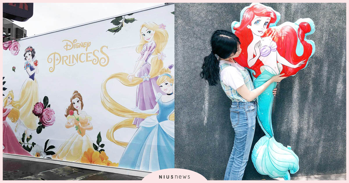 快來台中「迪士尼公主的夢幻世界」一起把小美人魚大抱枕帶回家！ 迪士尼、迪士尼公主、迪士尼公主快閃店、小美人魚、台中網美景點、睡美人、貝兒、白雪公主