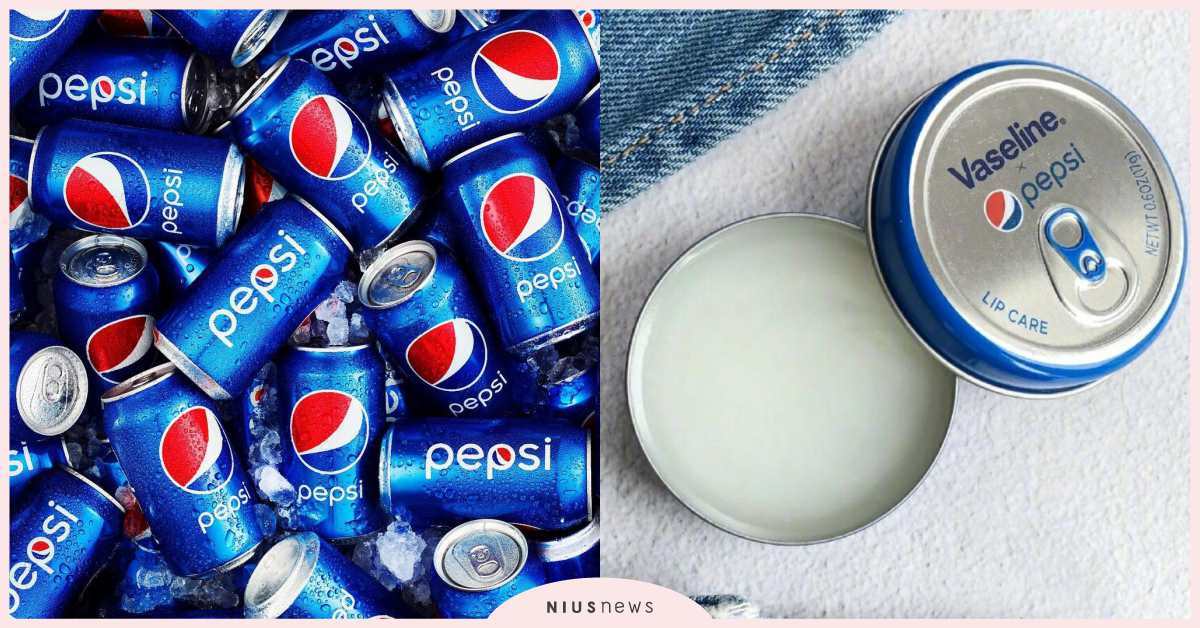 聞起來真的有汽水味！百事可樂和凡士林聯名推出護唇膏，拉環設計未免太可愛 百事可樂、凡士林、護唇膏、聯名