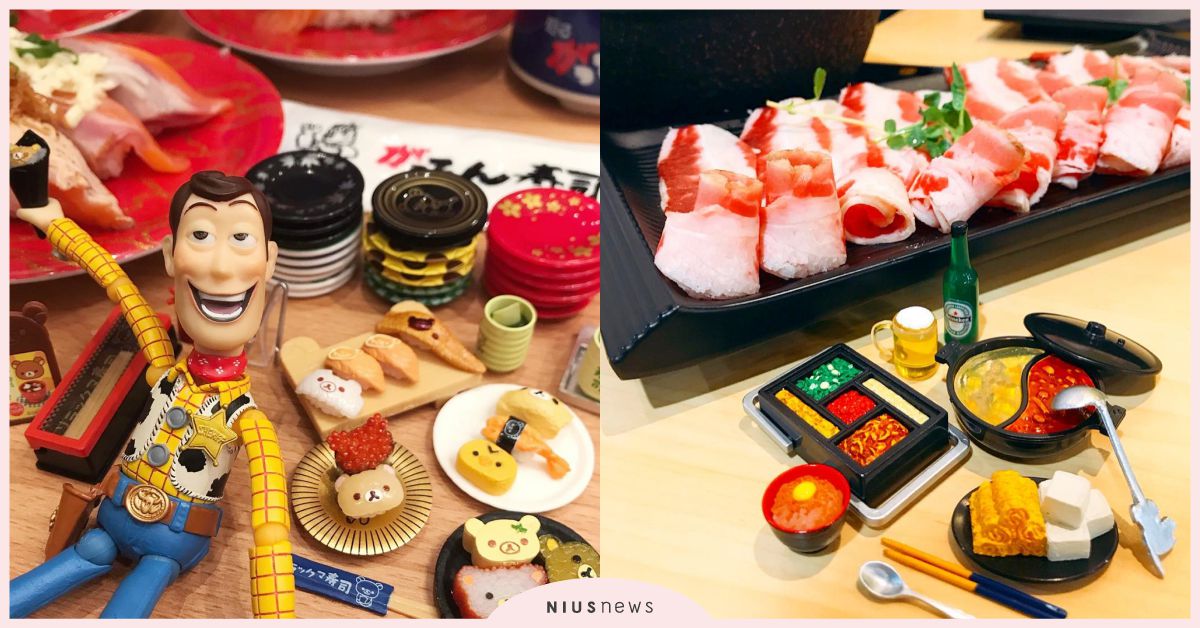 胡迪的獨食生活大揭露？微型食物讓你食指大動！| 打翻玩具箱 扭蛋、 可愛、 食玩、 袖珍、 RE-MENT