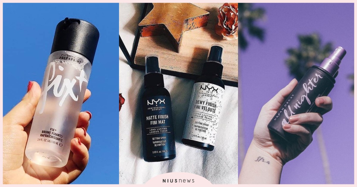 一噴搞定！7款網友推到爆的「定妝噴霧」，狂嗨整天不掉妝！ 定妝噴霧、盤點、持妝、專櫃、噴霧、保濕