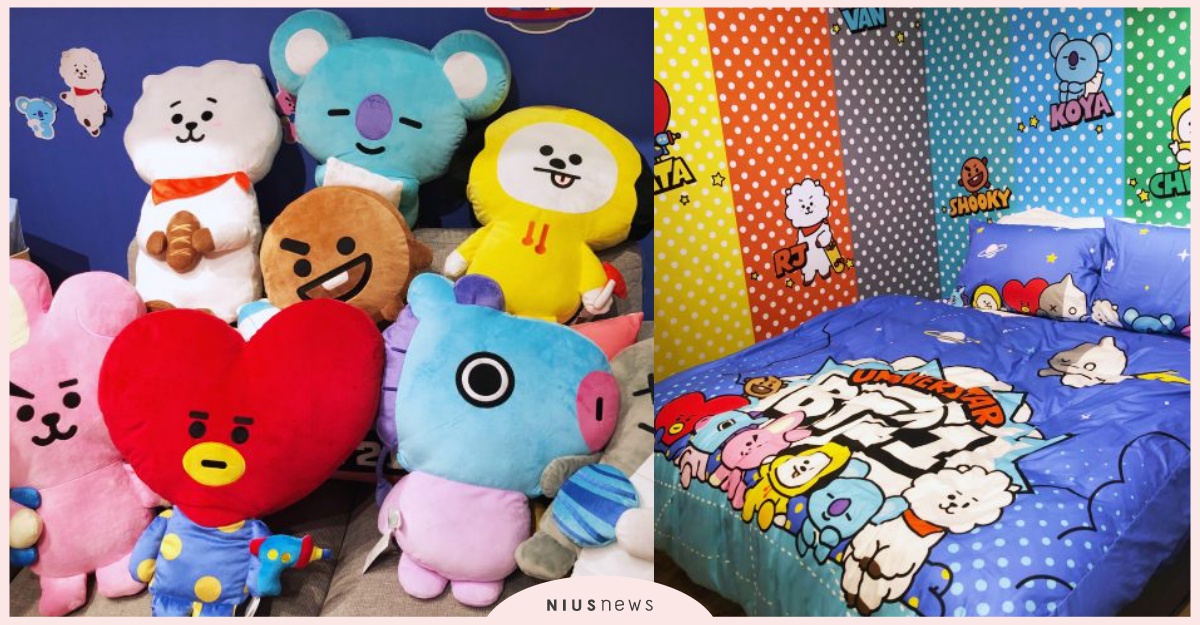 BT21你最愛誰？HOLA一次請來8位宇宙明星變身寢具、抱枕到椅凳全都台灣限定 BT21、韓國、居家用品、hola、抱枕