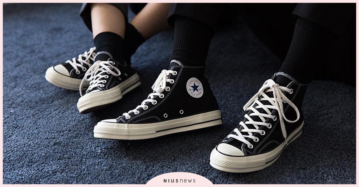 誰說情侶穿搭只能服裝？不妨用一雙converse帆布鞋不尷尬又好搭配！ 情侶、穿搭