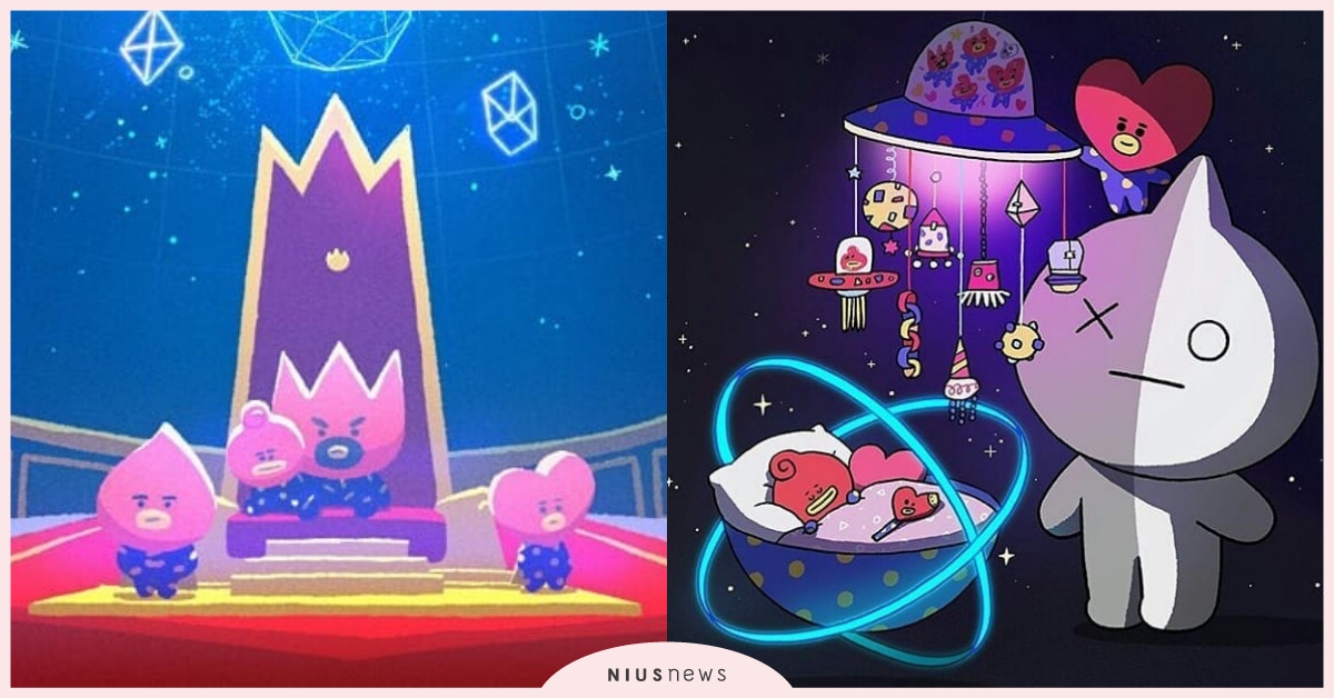宇宙大明星BT21「TATA」童年故事首度曝光！根本TITI妹控啊 宇宙大明星BT21動畫故事、TATA動畫、BTS防彈少年團、TATA、RJ、CHIMMY、COOKY、MANG、SHOOKY、KOYA