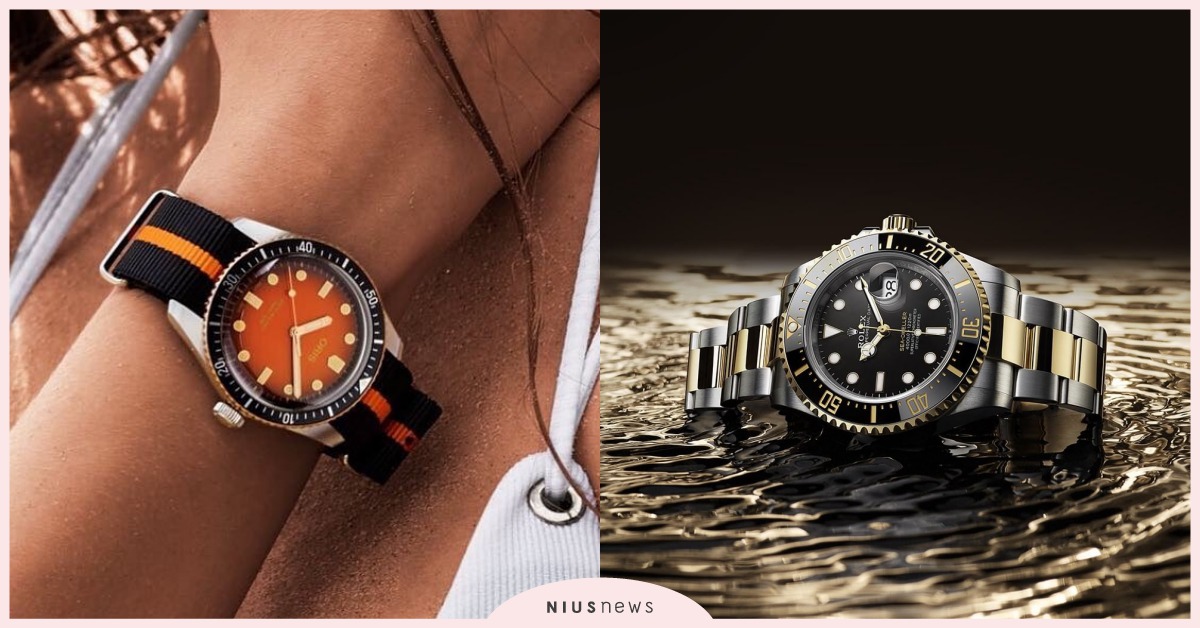 潛水錶不是男生專屬！適合女生戴潛水錶推薦！百搭款或奢華款你喜歡哪種？ 潛水錶、手錶、Blancpain、Rolex、Oris、Tudor