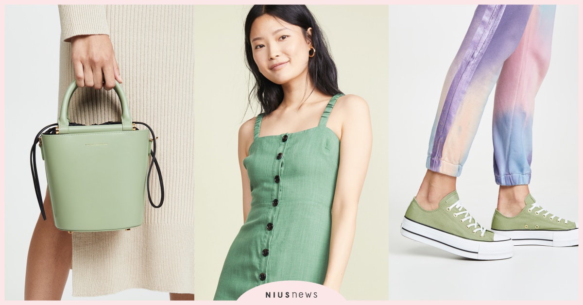 從頭到腳都要綠綠的！今夏「酪梨綠」熱潮燒到秋冬，這樣配嫩膚顯白超加分｜時尚關鍵字 酪梨綠、潮流、流行色、穿搭、韓星、時尚關鍵字、shopbop