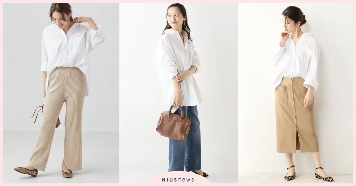 絕對實用的「白襯衫穿搭法」！記得選擇中長版剪裁才能變化出百搭造型！ 