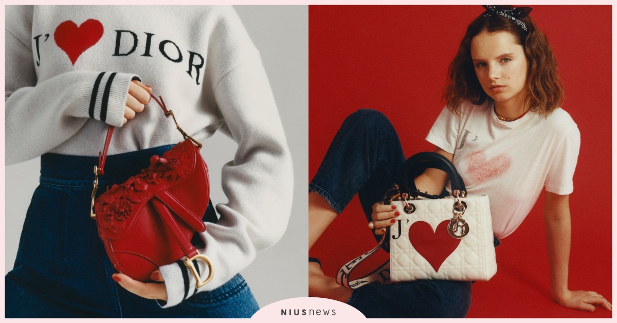 Lady Dior加上「大愛心」！超美Amour系列，連馬鞍包都加上立體花朵！ Lady Dior、dior、馬鞍包、Dioramour、包包