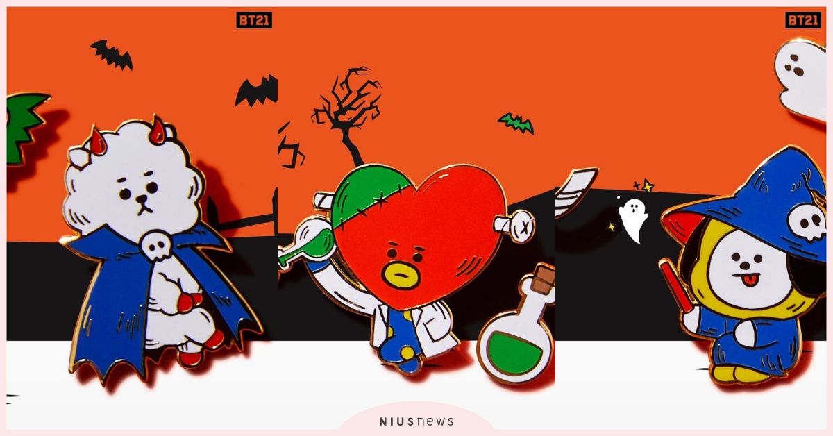 TATA來搗蛋了！宇宙大明星「BT21萬聖節」新品情報整理 BT21萬聖節新品、BT21商品、宇宙大明星BT21、BTS防彈少年團、TATA、COOKY、CHIMMY、KOYA、RJ、SHOOKY、MANG、Jin、SUGA、j-hope、RM、Jimin、V、Jung Kook、金碩珍、閔玧其、鄭號錫、金南俊、朴智旻、金泰亨、田柾國
