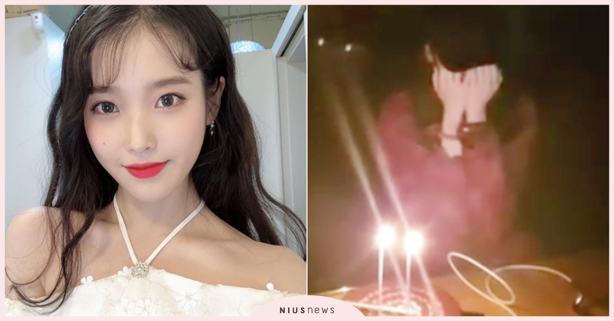 IU套路被發現？工作人員慶祝出道11週年，女神複製去年台詞自嘲：「只有衣服換了」 IU、IU11週年、李知恩、IU出道、IU出道11週年