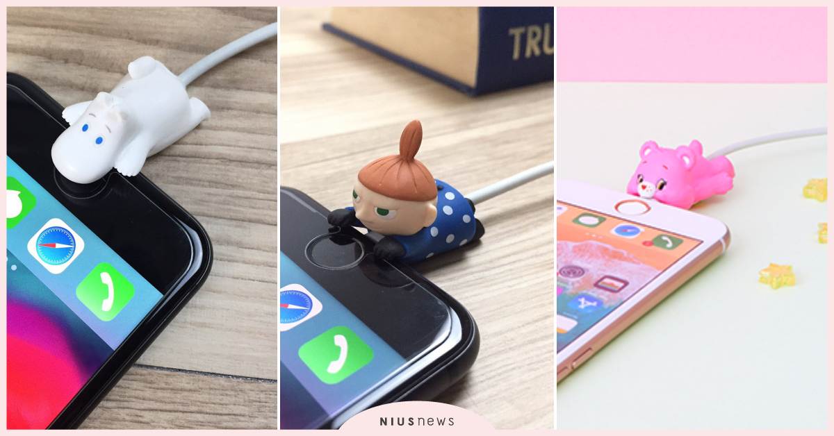 嚕嚕米＆小不點也來咬iPhone！日本近期新款「手機充電線保護套」整理 日本、Cable Bite、手機充電線保護套、嚕嚕米、小不點