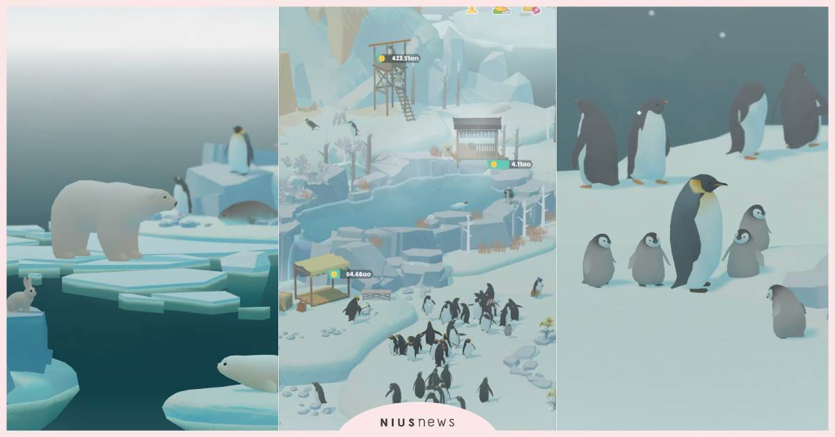 養好多企鵝、海豹跟北極熊！療癒系放置養成手遊《企鵝島》 手遊、療癒、養成、企鵝島、北極、南極、企鵝、海豹、北極熊、鯨魚