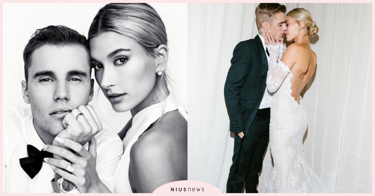 小賈斯汀、海莉公開超甜婚紗照！絕美蕾絲婚紗居然出手Off-white設計師之手！ 小賈斯汀、海莉、Off-white、Virgil Abloh、婚紗、