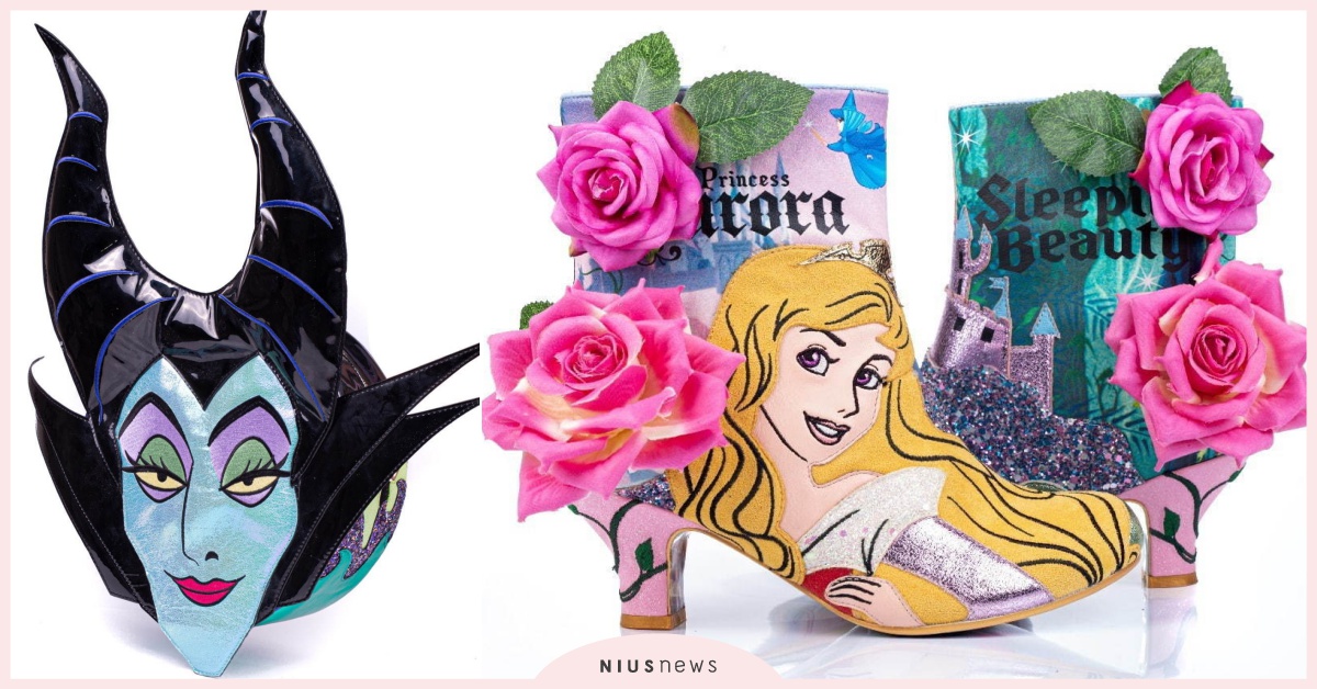 黑魔女整顆頭拎走！英國品牌推出刷破存在感的「睡美人聯名鞋包」，3D薔薇直接鑲上靴 黑魔女、黑魔女2、黑魔女聯名、睡美人聯名、迪士尼聯名、Irregular Choice、奧蘿拉公主