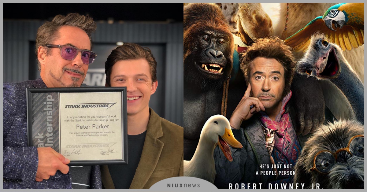 小勞勃道尼《復4》後再度合體「蜘蛛人」！新版《杜立德》化身怪咖醫生穿梭動物之間！ 鋼鐵人、小勞勃道尼、杜立德、蜘蛛人、湯姆霍蘭德、Robert Downey Jr.、Tom Holland