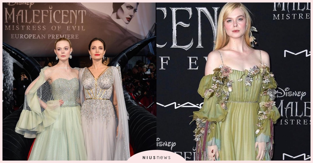 艾兒芬妮和安潔莉納裘莉宣傳《黑魔女2》禮服每套都美翻！暗黑性感和仙女下凡選哪個？ 艾兒芬妮、安潔莉納裘莉、Elle Fanning、Angelina Jolie、Maleficent、黑魔女2