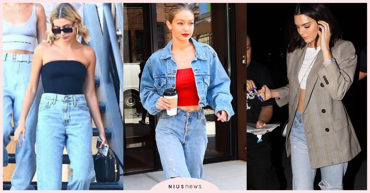 褲頭在哪才是重點！跟著超模Gigi、海莉這樣穿「高腰褲」，好比例瞬間就有！ 高腰褲、gigi hadid、kendall jenner、hailey bieber、穿搭、技巧、顯高