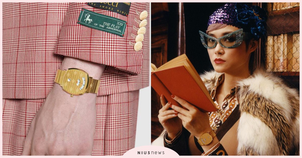 沒有指針更容易讀時間！Gucci新款手錶5大特點讓人忍不住下單啦！ 手錶、Gucci、Grip Watch、配件、時尚