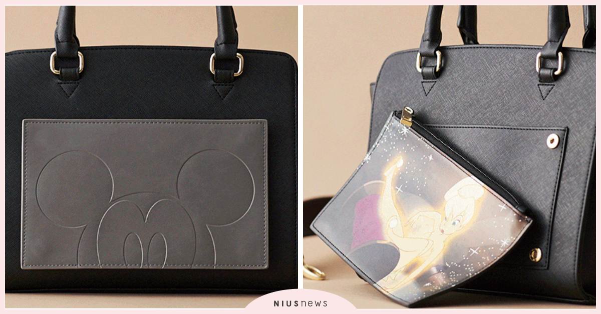 日本迪士尼商店推出「DIY包包」！包包背帶＆外部收納袋自己組，背出門不撞包 日本、迪士尼、包包、米奇、瑪莉貓