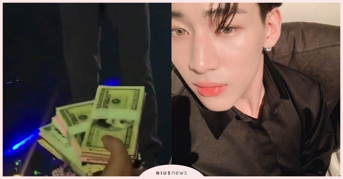 GOT7 BamBam演唱會玩射鈔票玩具，粉絲送上一大疊鈔票？！ GOT7、BamBam、迷妹悄悄話、TMI