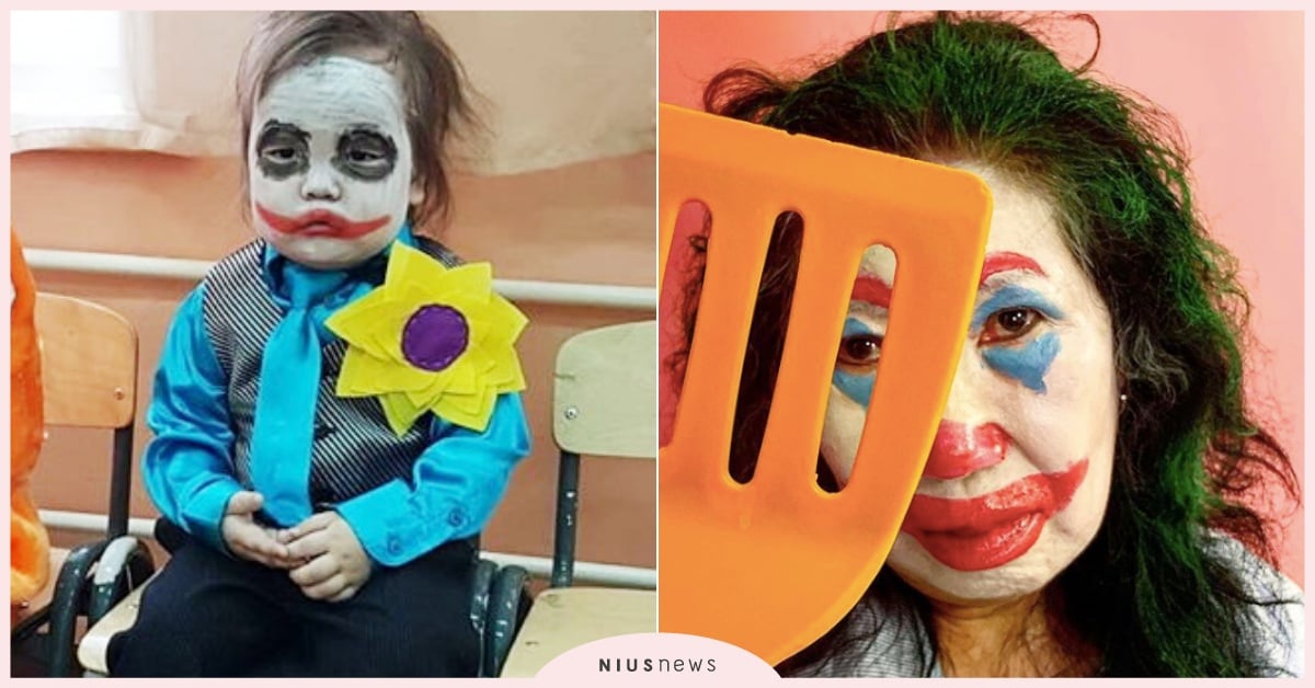 不能亂跟風！今年萬聖節《小丑》效應「可愛NG組」引發爆笑，連73歲奶奶都搶扮 小丑、小丑仿妝、萬聖節裝扮、韓國萬聖節、萬聖節造型、
