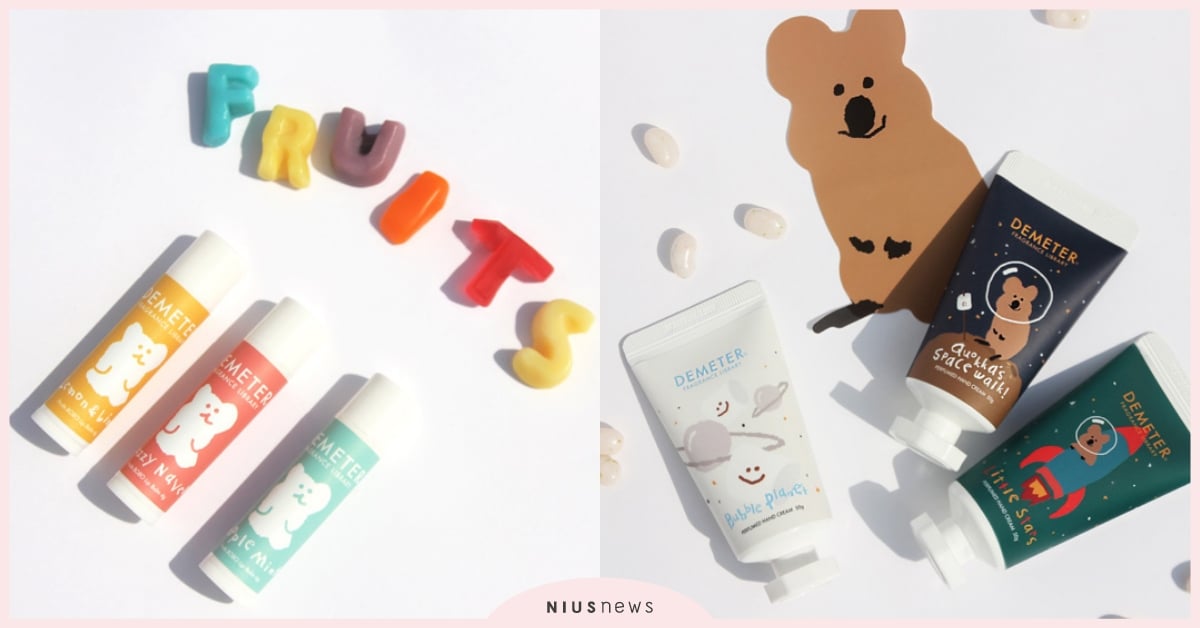 呆萌袋熊化身香氛、護唇膏！韓文創品牌Dinotaeng最新聯名，繽紛色系少女必收 dinotaeng、demeter、聯名、香氛、護手霜、護唇膏、Quokka、BOBO、MARSH