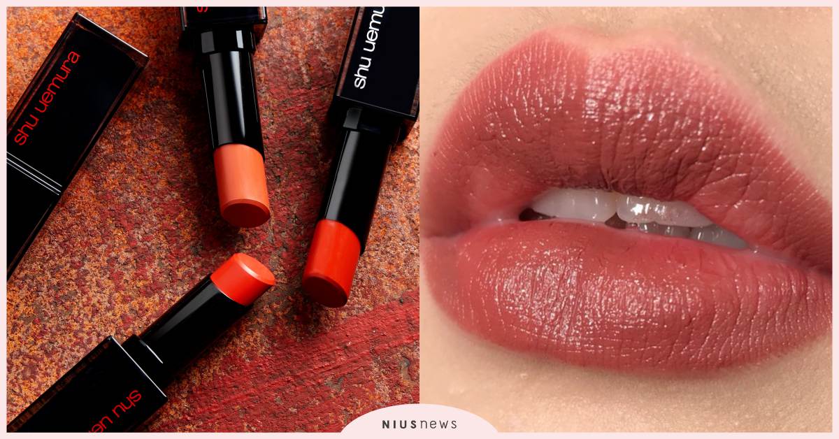 小紅書討論度爆高！植村秀「鐵鏽棕」唇色實擦超顯白，一抹零唇紋讓人瞬間入坑 植村秀、小紅書、鐵鏽棕