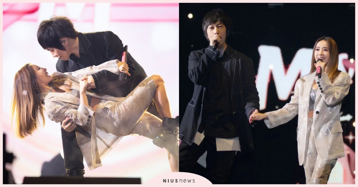 緋聞男女甜蜜合體！蔡依林在五月天的上海演唱會華麗現身！跳舞下腰的畫面太閃啦！ 五月天、演唱會、阿信、蔡依林、Jolin、Mayday