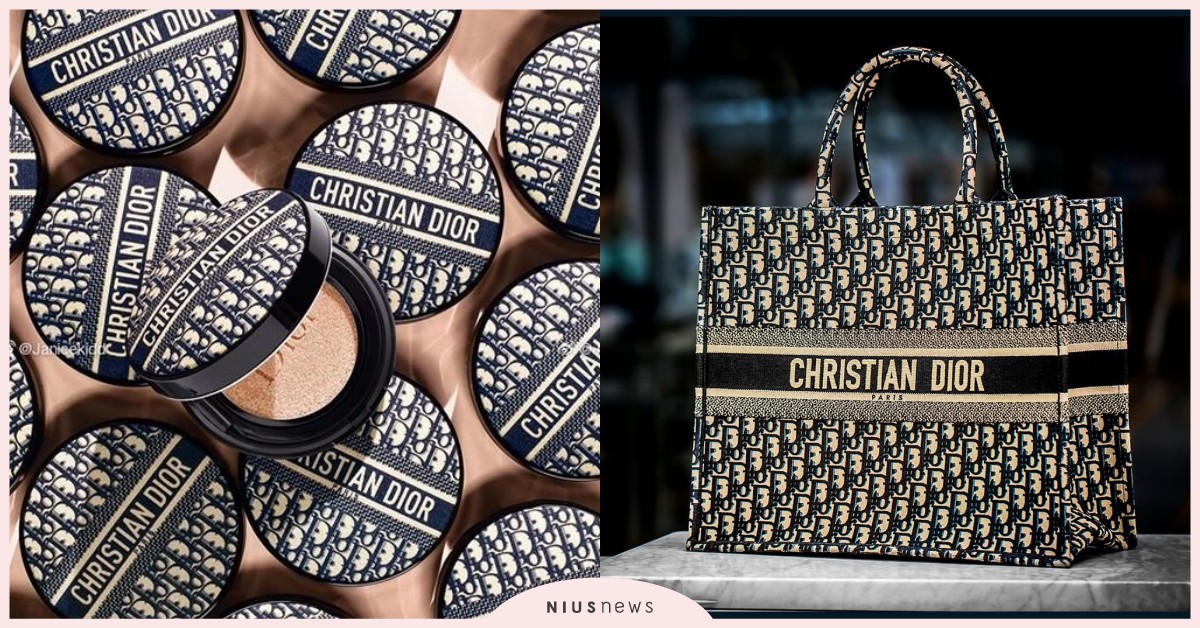 實體真的美翻！Dior推出「老花氣墊粉餅」！經典復古刺繡圖騰補妝超高調 Dior、氣墊粉餅、老花、精品包、經典、迪奧超完美柔霧光氣墊粉餅、老花氣墊