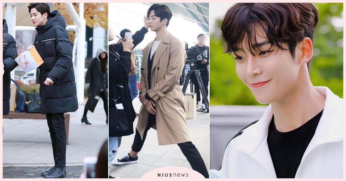 大長腿的苦！《意外發現的一天》路雲把長版羽絨穿成短版，粉絲噴笑：「小腿會冷」 意外發現的一天、哈嚕、韓劇男主角、一天、河路、路雲、SF9、韓星長腿