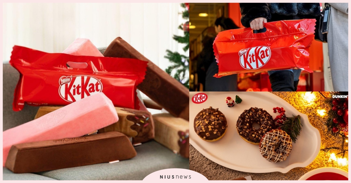 Dunkin' Donuts×KITKAT韓國快閃店！52公分超大型抱枕等你拿 KITKAT抱枕、韓國的Dunkin' Donuts、BEAKER、KITKAT Dunkin' Donuts、KITKAT韓國快閃店、KITKAT甜甜圈