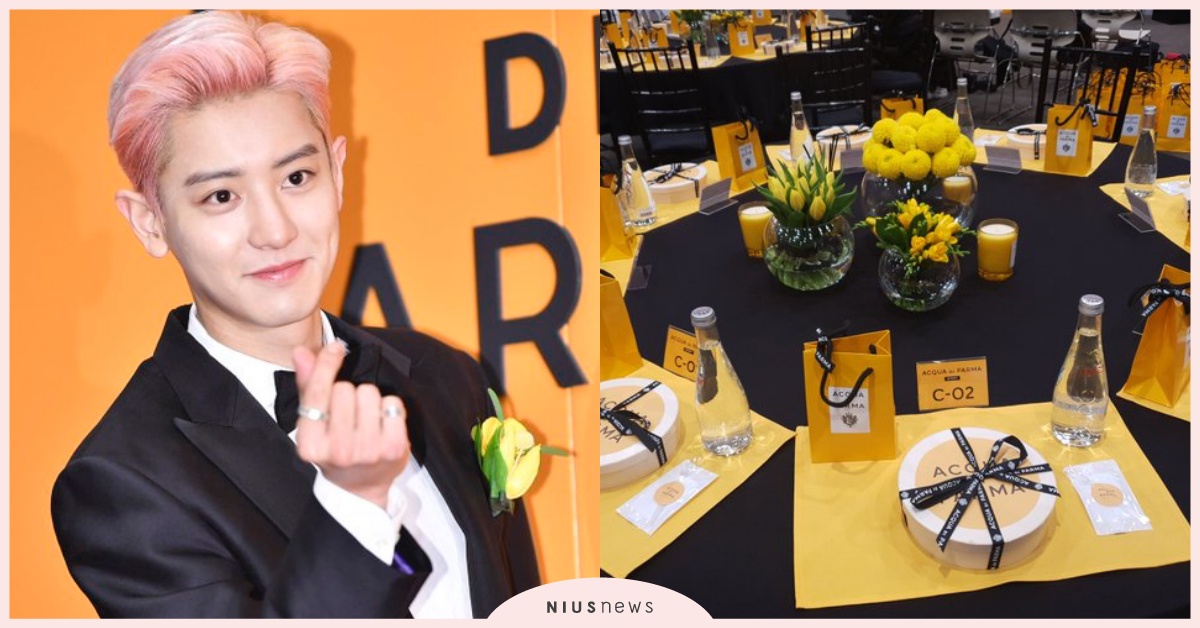 EXO燦烈出席香水品牌簽名會，會場太像婚禮現場，粉絲：好像嫁給燦烈了 EXO、燦烈