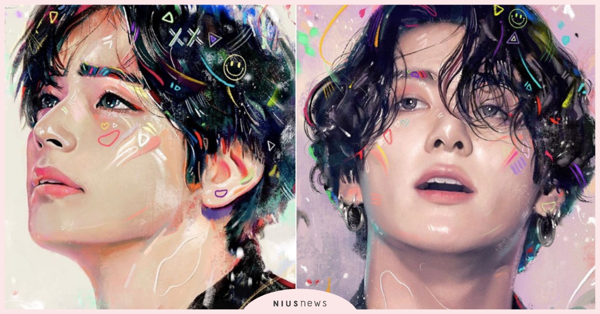 粉絲狂洗版！「防彈少年團」全成員超仙氣神還原，韓星御用插畫師被讚：「神之手」 防彈少年團、防彈、防彈飯繪、BTS、韓星插畫師、韓國插畫師、Kildren