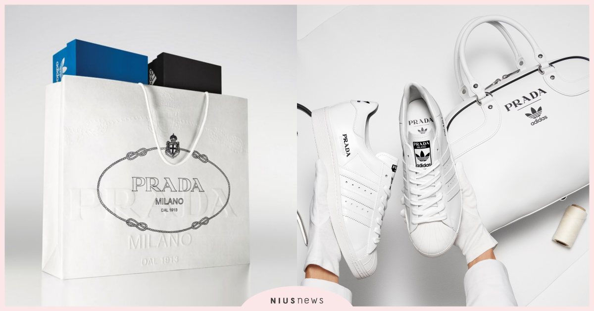 PRADA與adidas聯名鞋正式亮相！經典小白鞋＋保齡球包，全球700組！ PRADA、adidas、adidas originals、聯名、球鞋、superstar