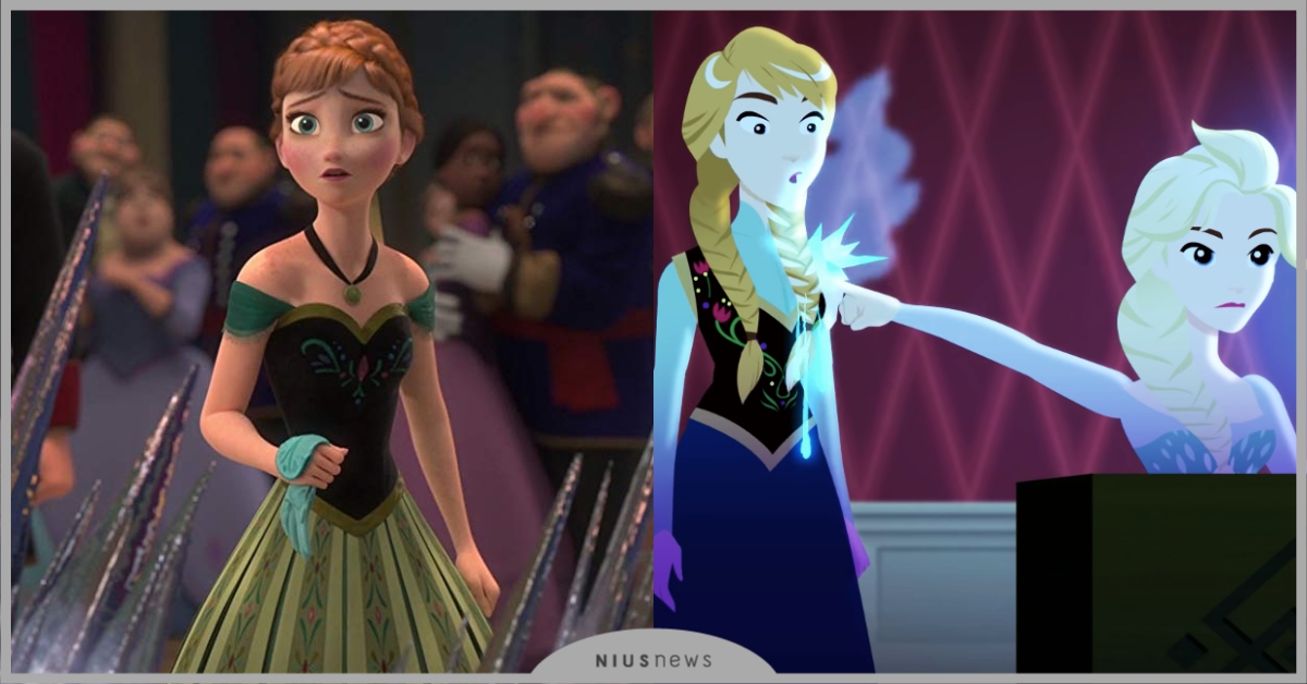 《冰雪奇緣2》惡搞短片劇情超展開！安娜黑化叛變、艾莎落下狠話，姊妹之情毀於一旦！ 電影、動畫電影、迪士尼、安娜、艾莎、冰雪奇緣2、冰雪奇緣