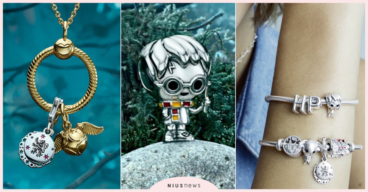 抓住金探子手鐲！Pandora聯名《哈利波特》串起妙麗、榮恩、多比，麻瓜也能戴 Pandora、Pandora聯名、哈利波特、哈利波特聯名、哈利波特串飾、金探子手鐲