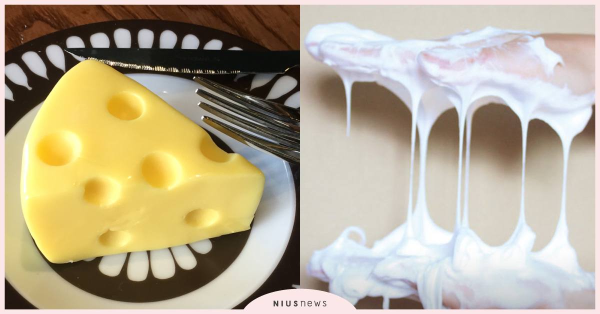 好怕誤食！韓國SNS爆紅「乳酪洗臉皂」超可口，泡泡搓出來竟然還會牽絲 韓國SNS、乳酪洗臉皂、韓妞