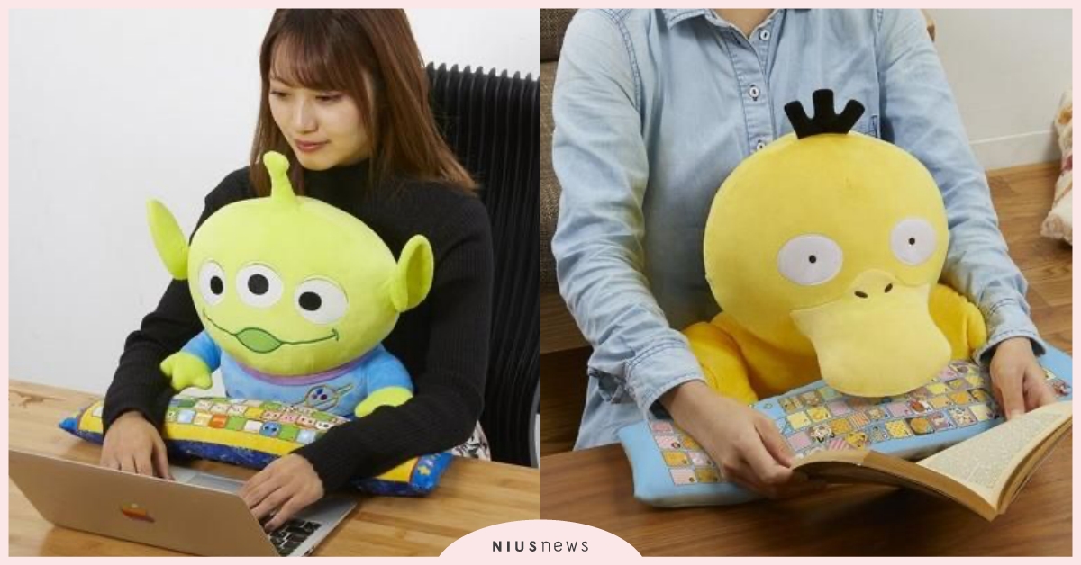 三眼怪、可達鴨、小小兵選都幾？BANDAI靠枕系列新品3選，把香蕉放手下好療癒！ BANDAI、萬代、三眼怪、可達鴨、小小兵、電腦靠枕、抱枕、枕頭