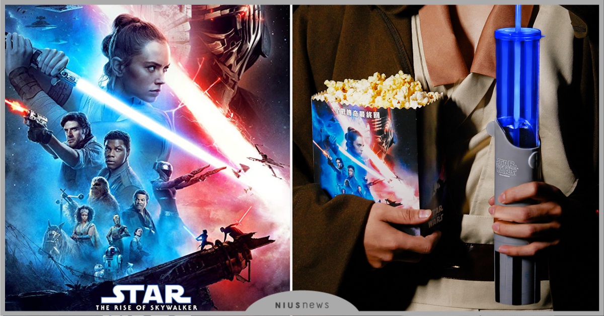 《星際大戰9》最終章！威秀影城獨家「紅藍星際光劍杯」套票登場！ 電影、星際大戰9、威秀、電影套餐、星際大戰、光劍、光劍杯