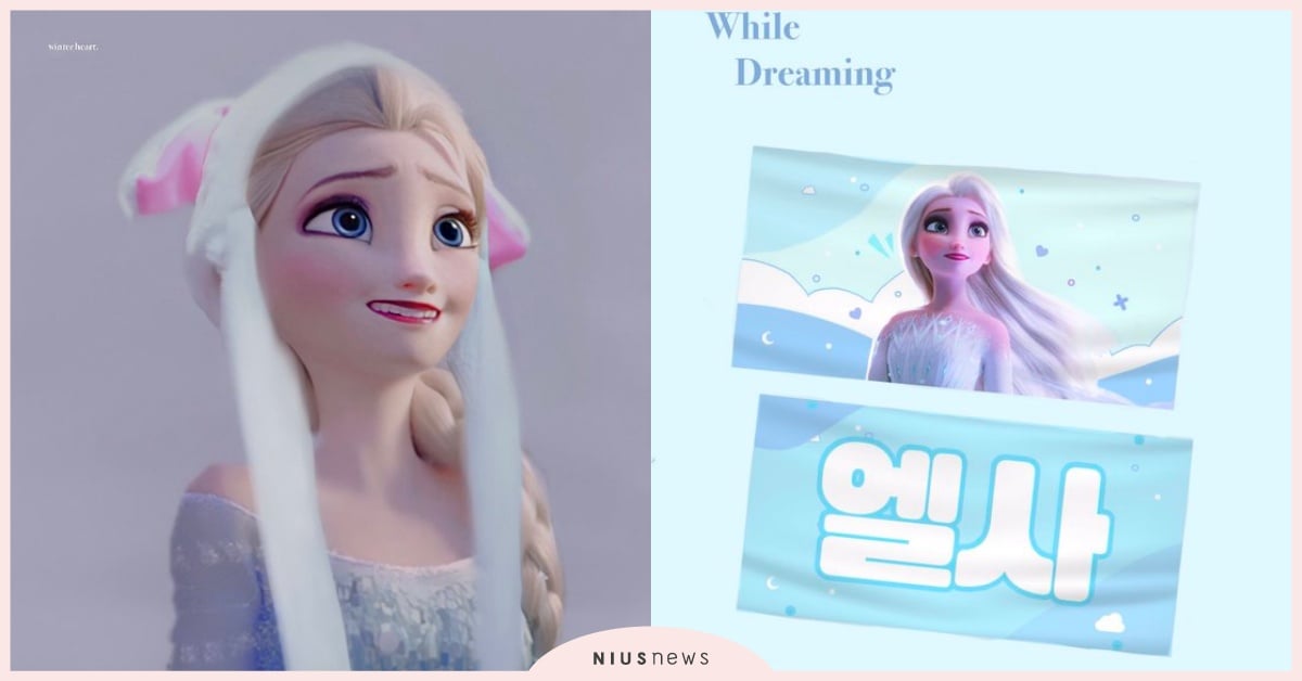 《冰雪奇緣》Elsa也有韓站？粉絲超狂飯拍及手幅，Anna、雪寶也都有！ 冰雪奇緣、Elsa、迷妹、迷妹日常、追星日常