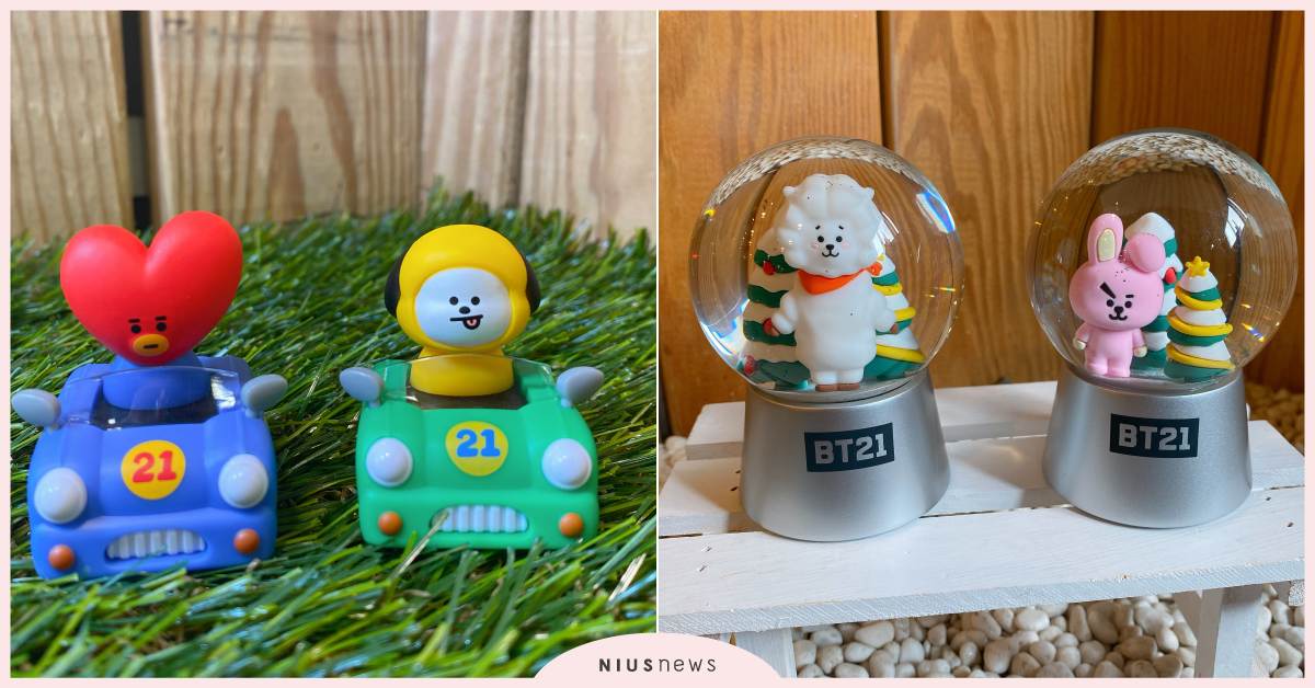 BT21公仔迴力車、浪漫雪花球必入手啊！全家「宇宙明星集點活動」再一波 BT21、宇宙明星、全家超商、集點活動、阿米、TATA、Chimmy、