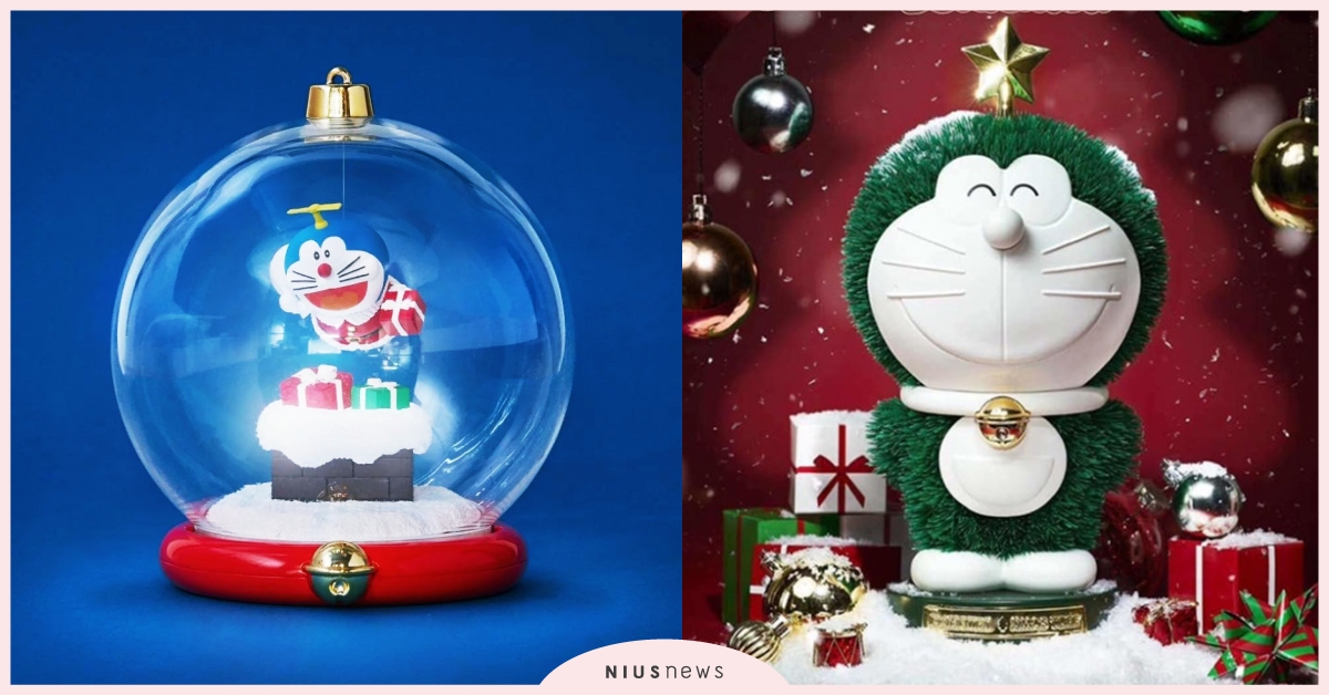 過節送禮首選！「哆啦A夢」超夢幻水晶球、造型發光聖誕樹準備浪漫點綴少女的房間！ 禮物、哆啦A夢、水晶球、聖誕樹、聖誕節
