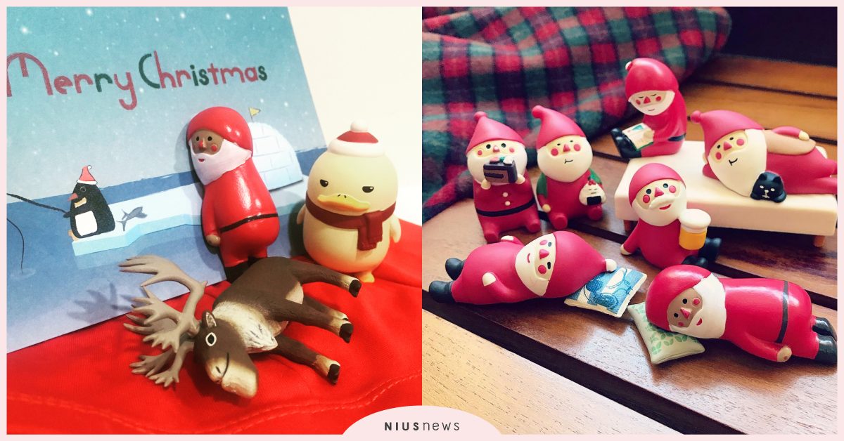 耶誕倒數！偷懶的聖誕老人療癒decole示範！別躺了快準備禮物呀！| 打翻玩具箱 聖誕節、聖誕老公公、decole