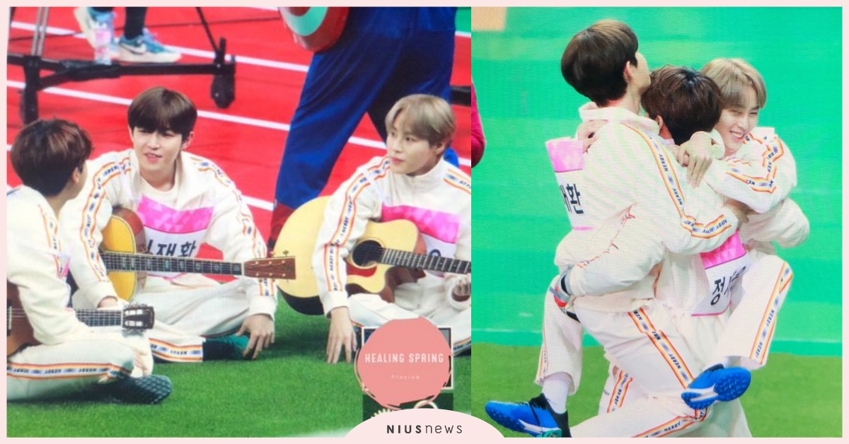 《偶運會》上的「SOLO聯盟」！河成雲球沒踢進立刻向金在奐、鄭世雲跪下認錯 偶像運動會、河成雲、金在奐、鄭世雲、SOLO聯盟