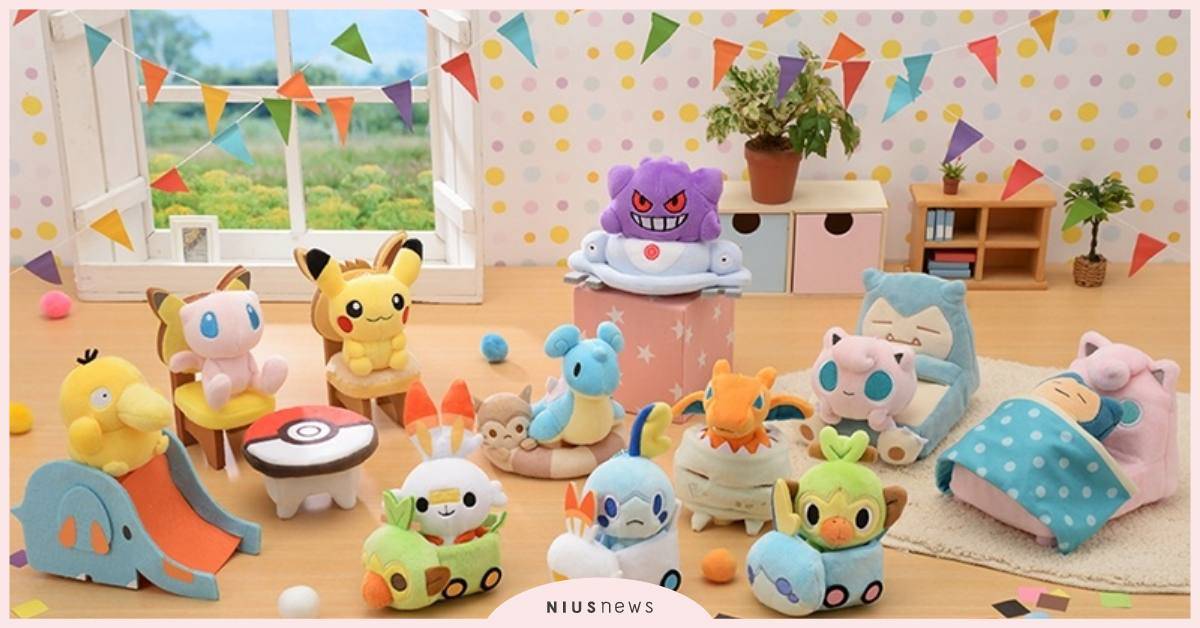 胖丁、卡比獸變成小床！寶可夢娃娃「Pokemon Doll」加入新成員＆可愛傢俱 日本、精靈寶可夢、寶可夢、Pokemon Doll、胖丁