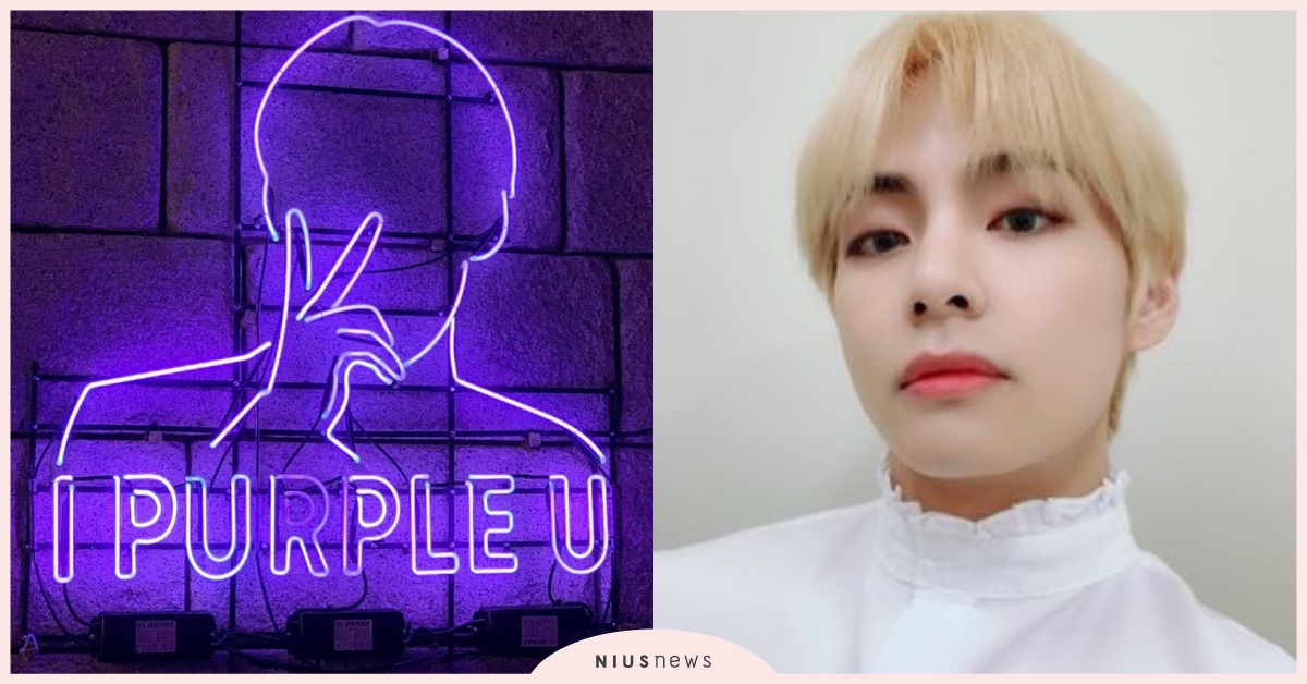 粉絲為防彈V慶生，用「紫色」點亮清溪川！超狂應援展到2020年1月 防彈少年團、V、金泰亨、紫愛你、應援、清溪川